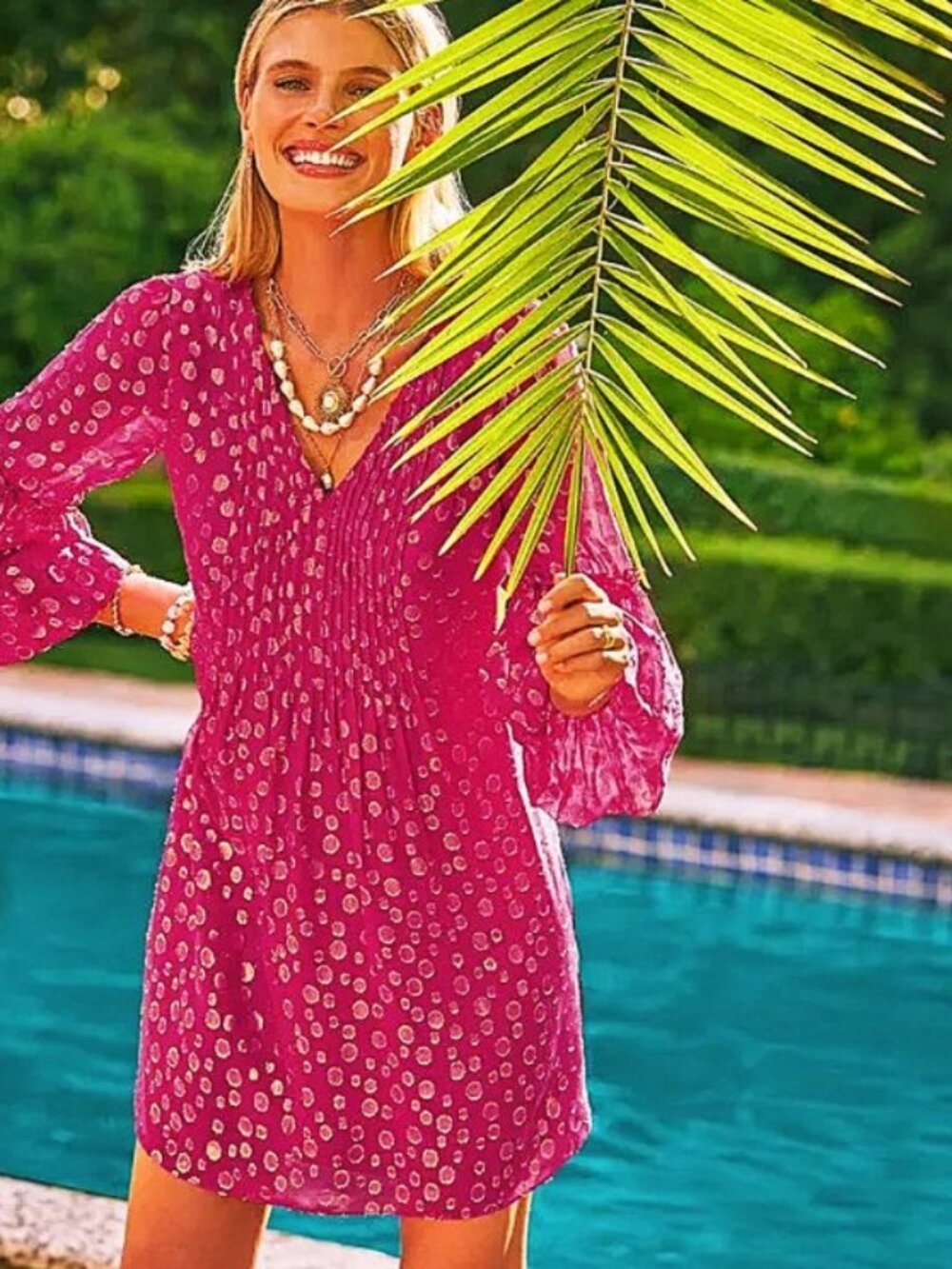 Lilly Pulitzer Cleme Silk Dress in Mystique Pink/Silk Bubbly Clip NWT - Size 2